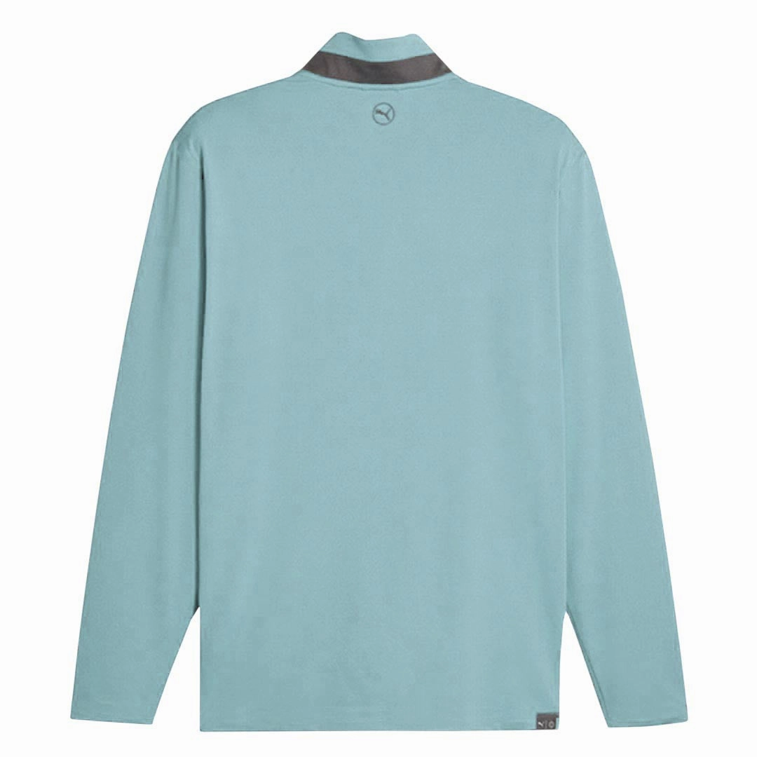 Non Restrictive Armholes Ultimate Comfort Lining Puma - Men's Lightweight Golf 1/4 Zip Pullover (621862 14)