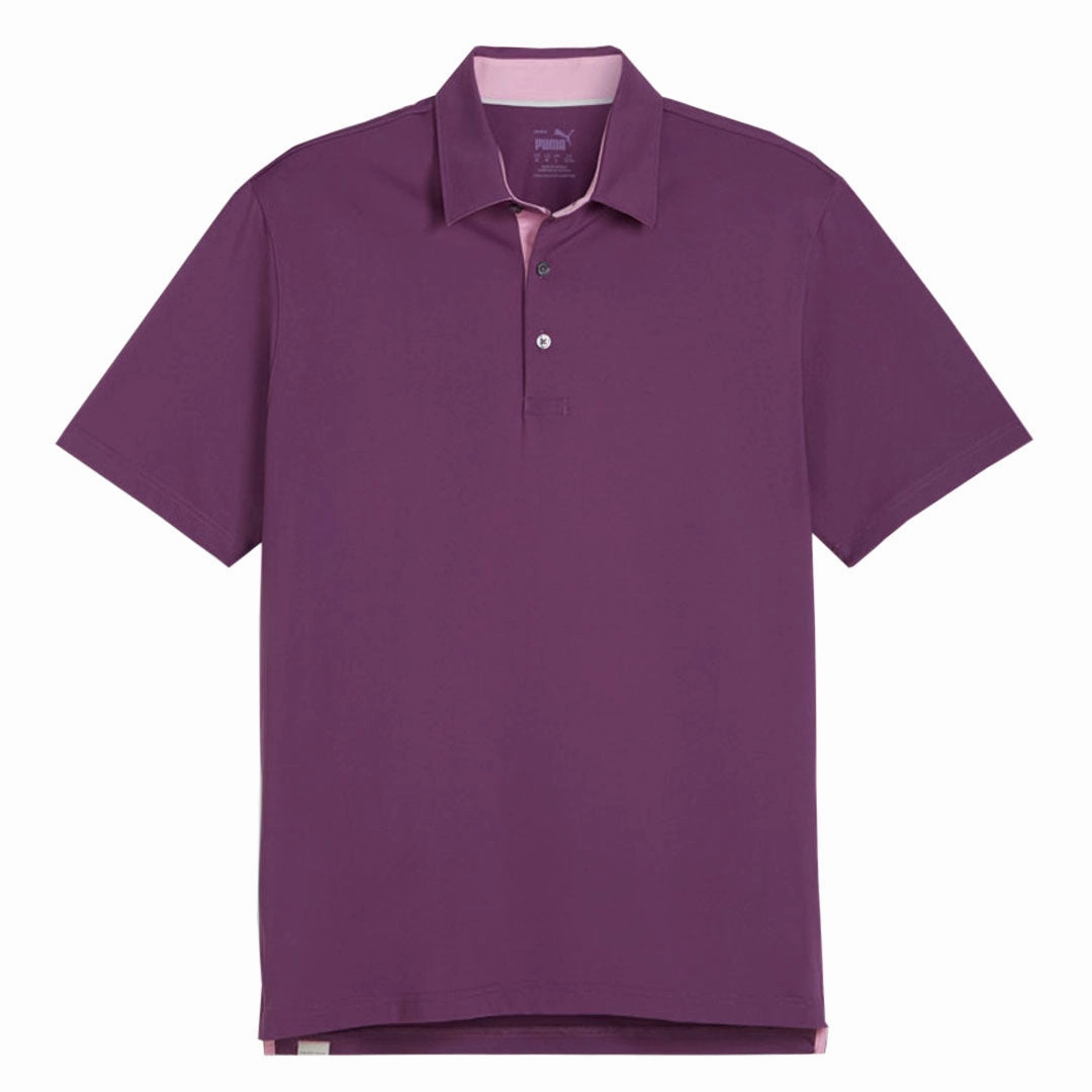 Puma - Men's MATTR Brigade Golf Polo (624471 04) Garment Dyed Colorfastness Layer Friendly