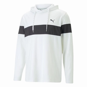 Free Motion All Day Fit Puma - Men's Mattr Colorblock Golf Hoodie (620252 01)