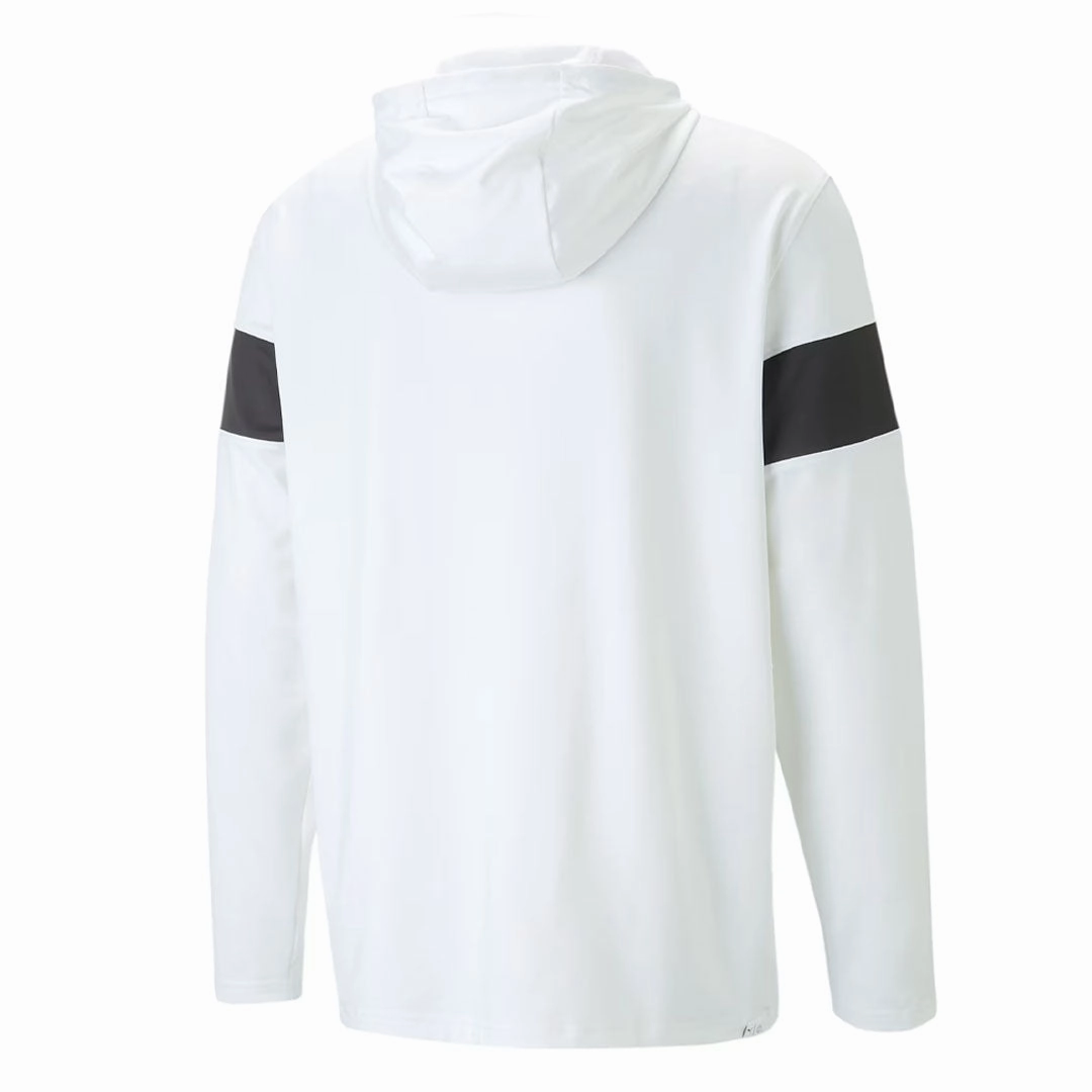 Reflective Safety Trim Four Way Stretch Fabric Puma - Men's Mattr Colorblock Golf Hoodie (620252 01)