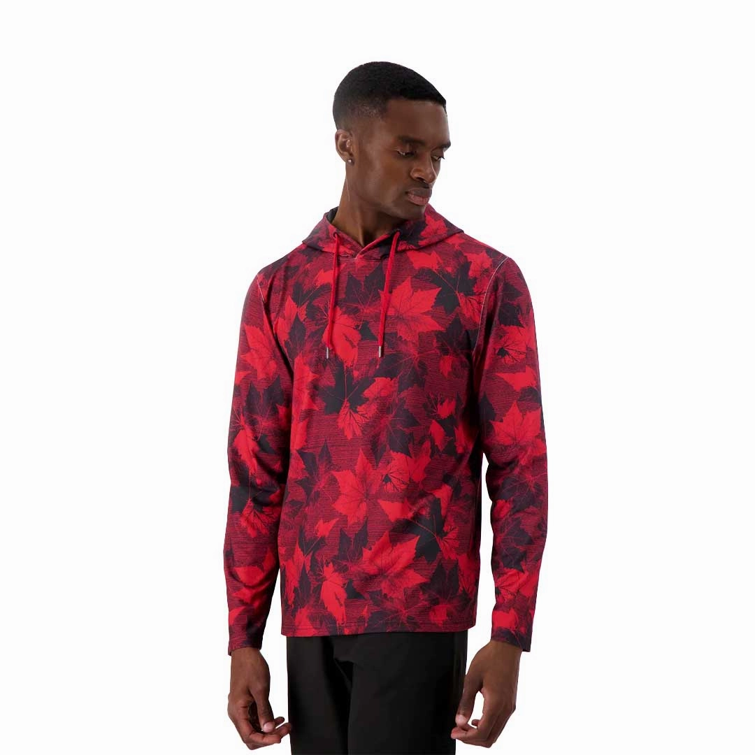 Fresh Look Slub Yarn Texture Puma - Men's MATTR Natural Golf Hoodie (623777 01)