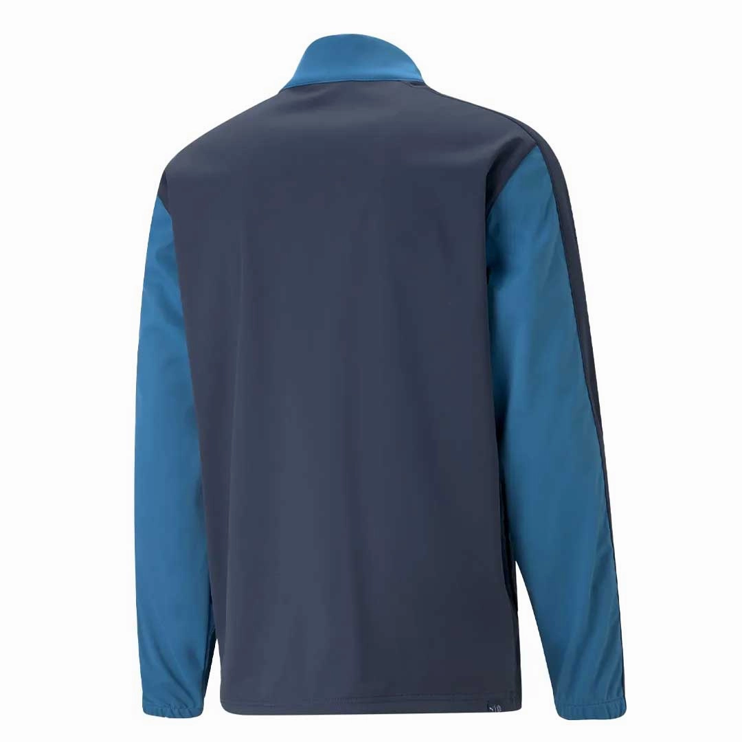 Puma - Men's Momentum Woven Quarter Zip Pullover Sweater (537468 03) Mesh Panel Ventilation