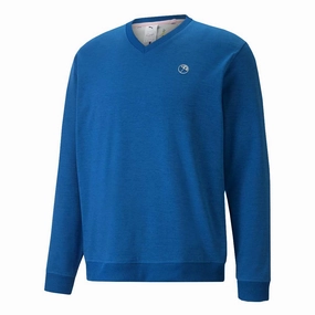 Light Diffusion Knit Puma - Men's Puma x Arnold Palmer Cloudspun V-Neck Sweater (538760 03)