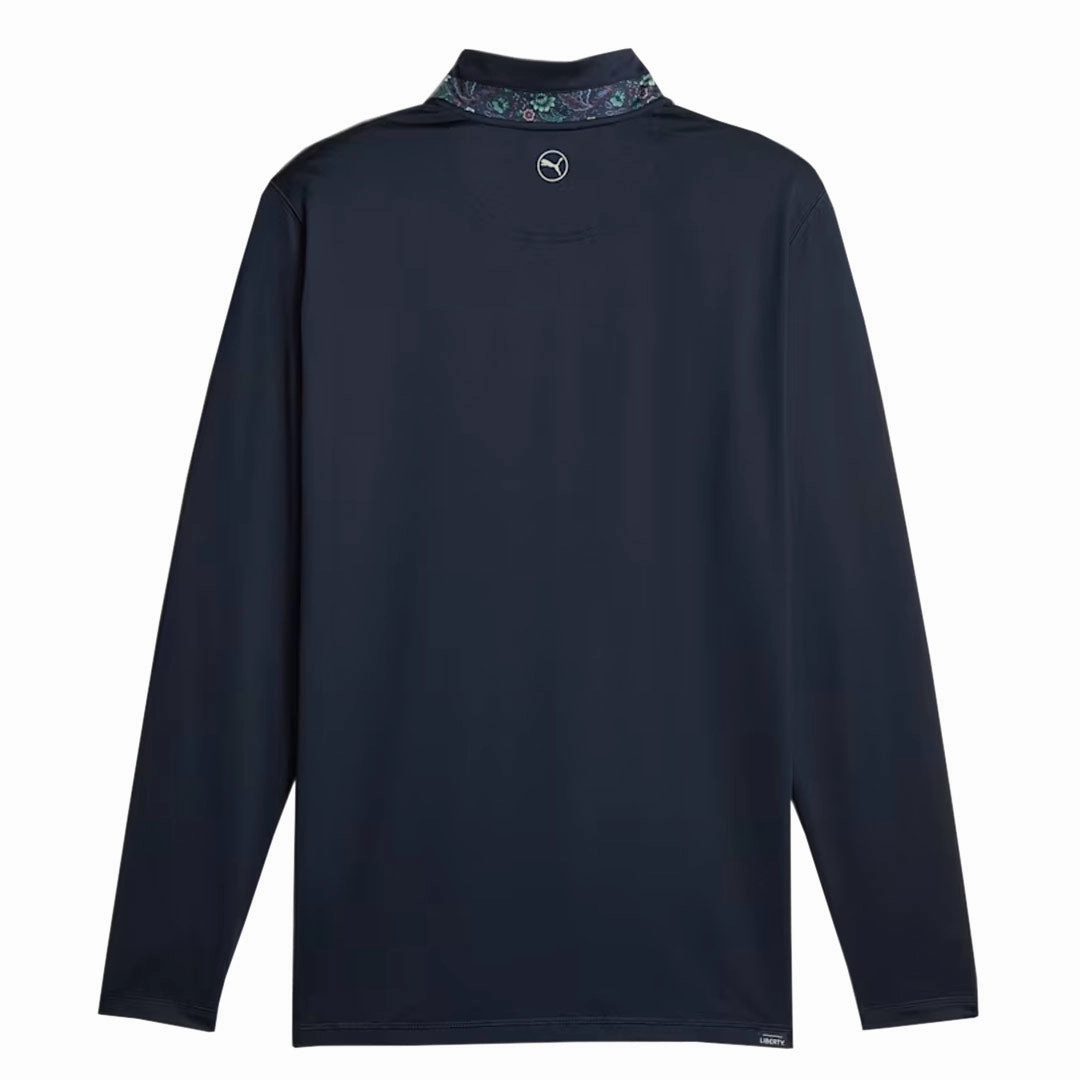 Lightweight Interlock Knit Puma - Men's Puma x Liberty 1/4 Zip Pullover (621640 02)