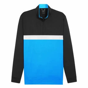 Puma - Men's Pure Colourblock Golf 1/4 Zip Pullover (625887 03) Breathable Layer On The Go