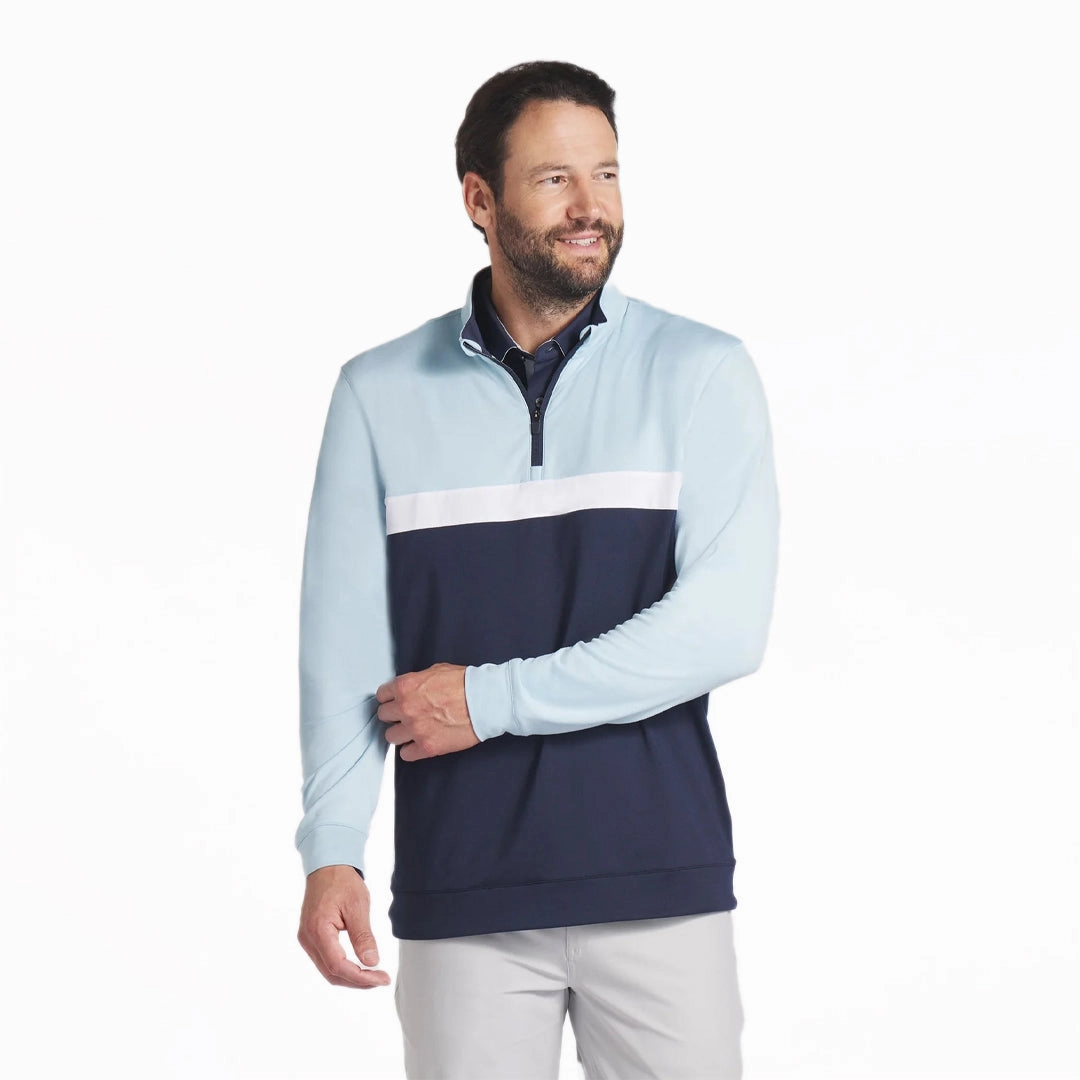 Puma - Men's Pure Colourblock Golf 1/4 Zip Pullover (625887 11) Heat Ready