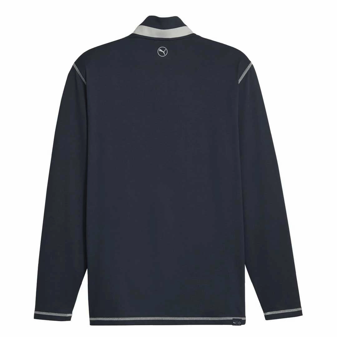 Puma - Men's Quarter-Zip Pullover (621862 05) Tight Feel Anti Pilling Fabric Treatment