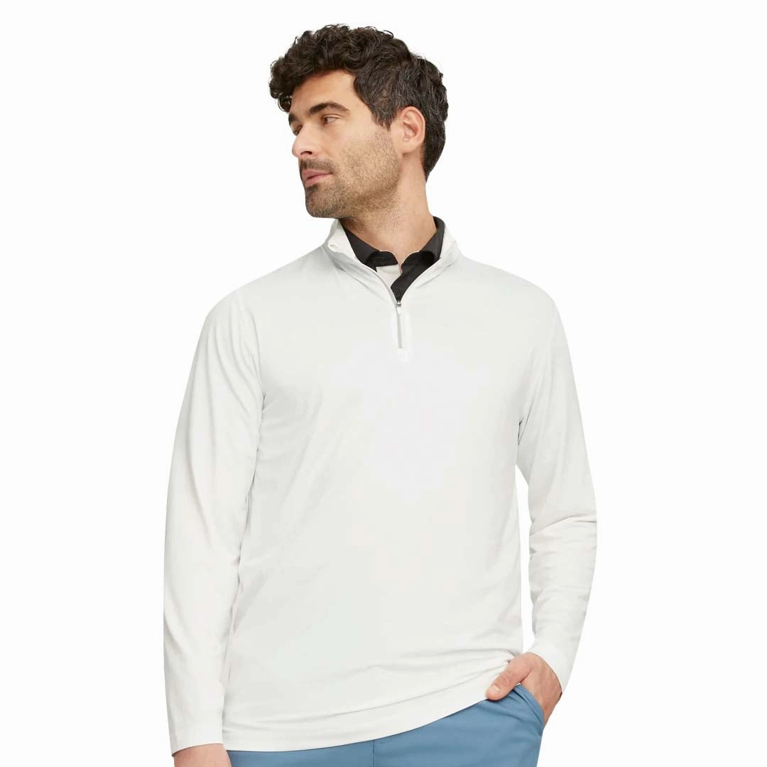 Puma - Men's YouV 1/4 Zip Sweater (539105 01) Non Irritating Seamless Edges Anti Microbial Finish