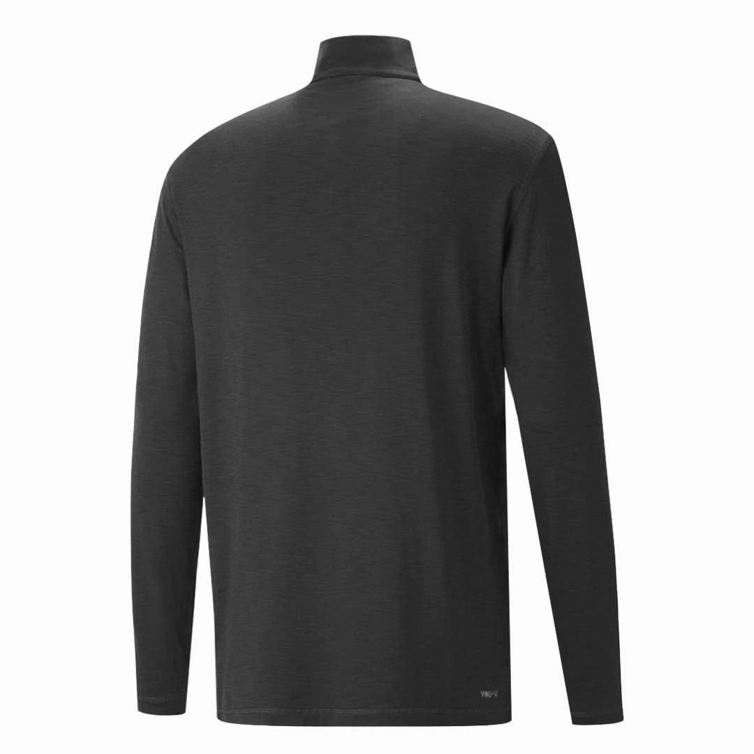 Puma - Men's YouV 1/4 Zip Sweater (539105 02) Fast Layering Moisture Wicking Textile Technology