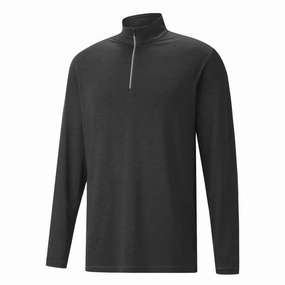 Puma - Men's YouV 1/4 Zip Sweater (539105 02) Stretch Material Energy Wear