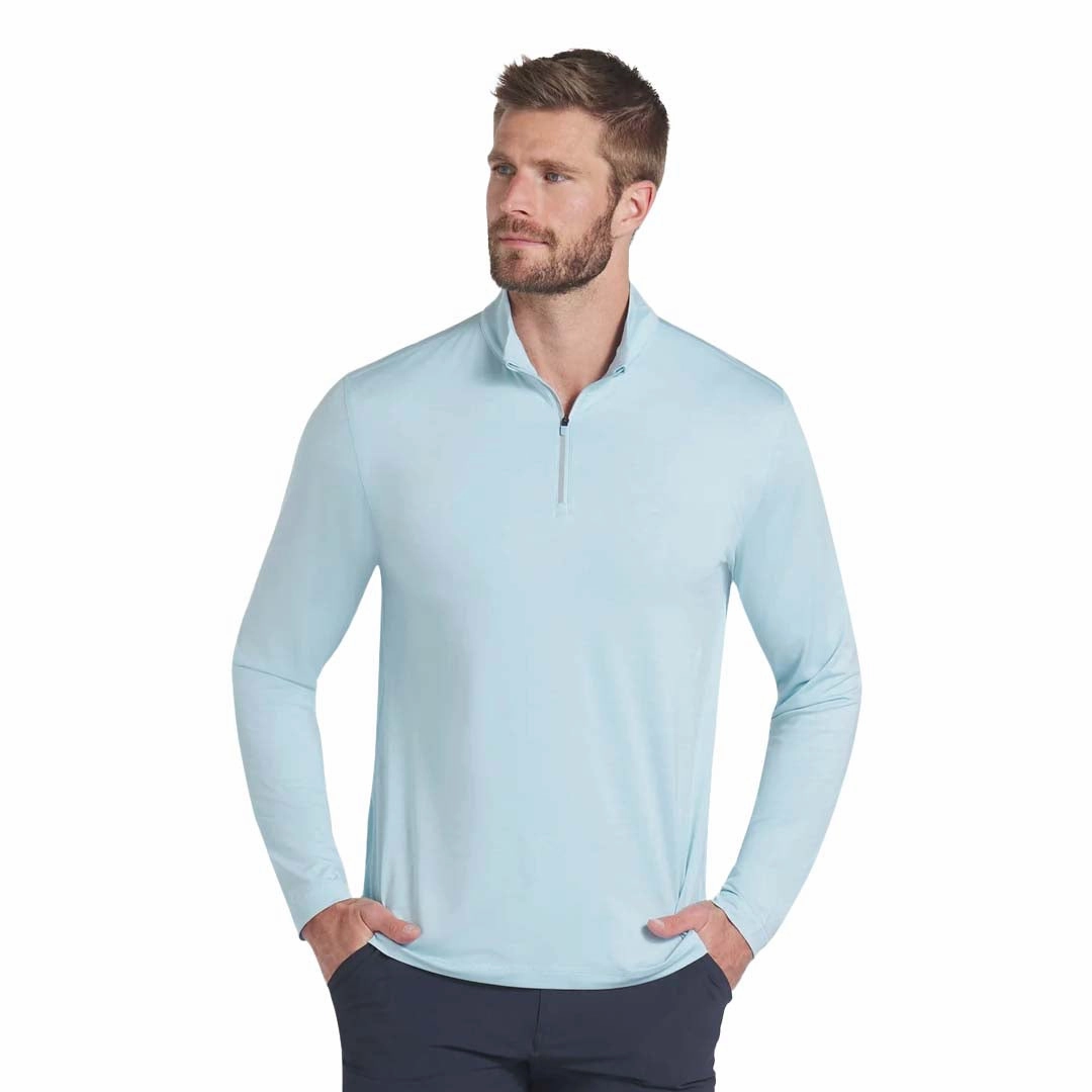 Puma - Men's YouV 1/4 Zip Sweater (539105 11) Stretchable Armholes Dynamic Performance