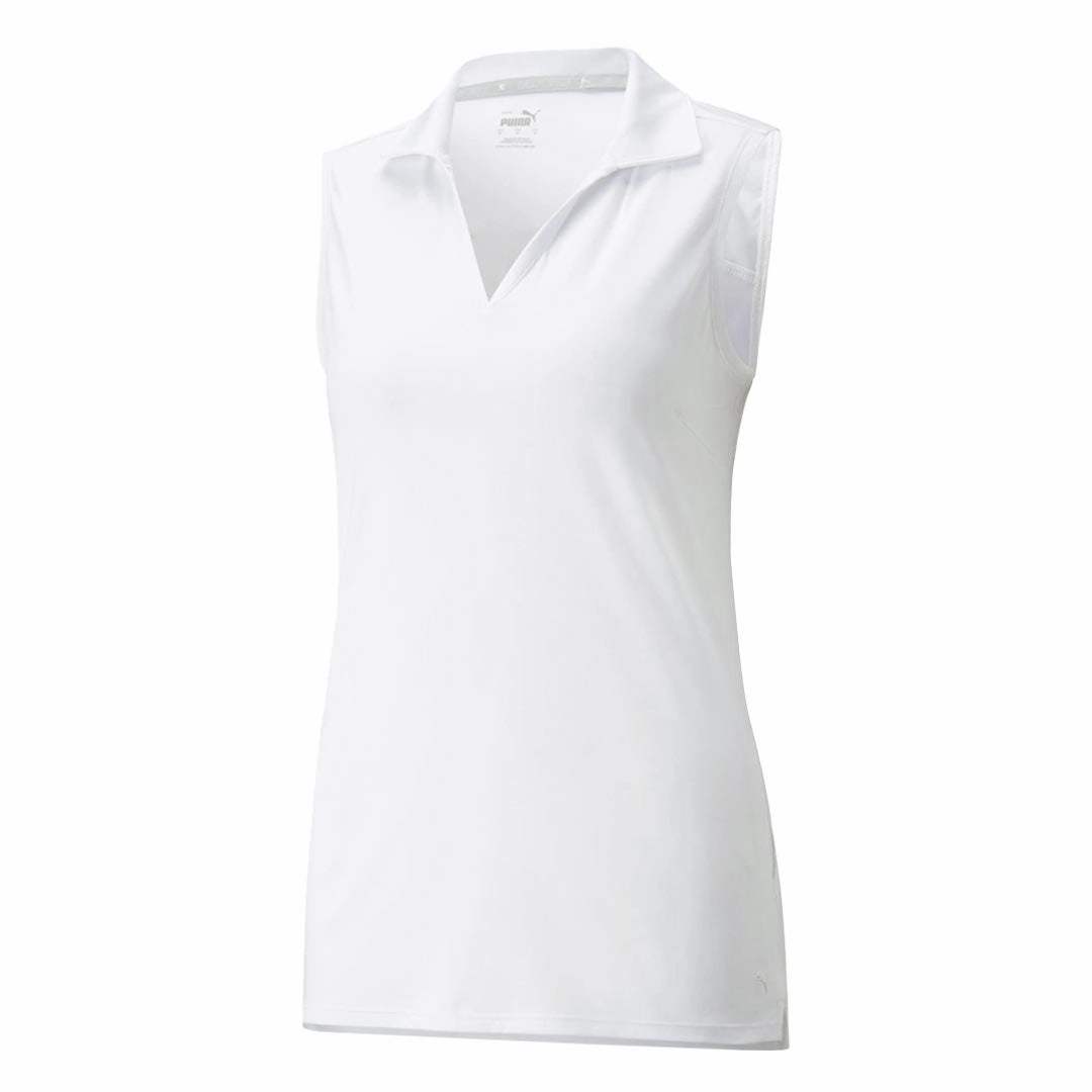 Puma - Women's Cloudspun Coast Sleeveless Polo (532992 01) Temperature Control Technology Sporty Appeal