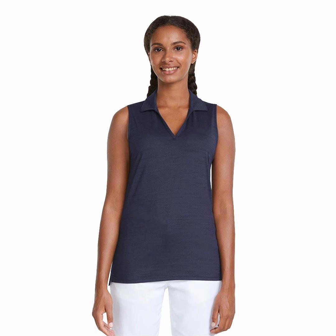 Puma - Women's Cloudspun Coast Sleeveless Polo (532992 03) Tear Resistant Weave Sweat Wicking Technology