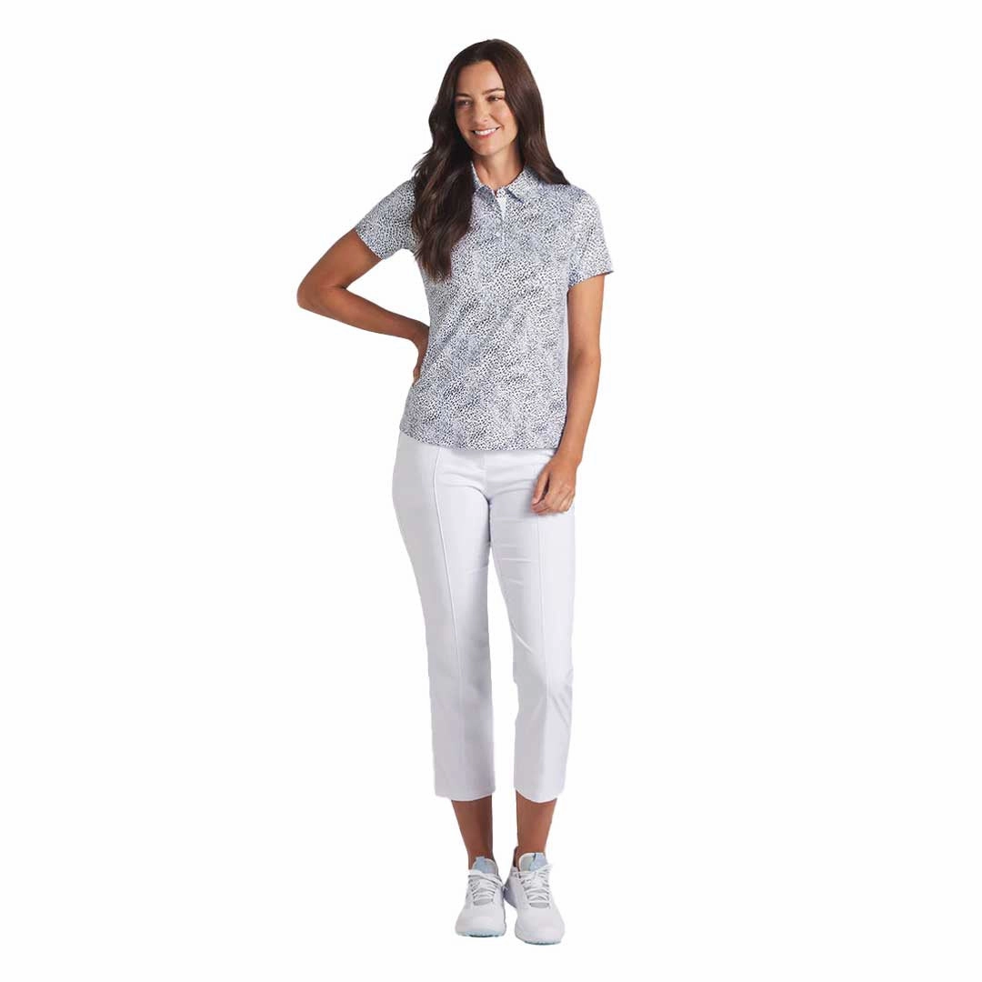 Chafe Free Puma - Women's Cloudspun Microdot Golf Short Sleeve Polo (623922 02)