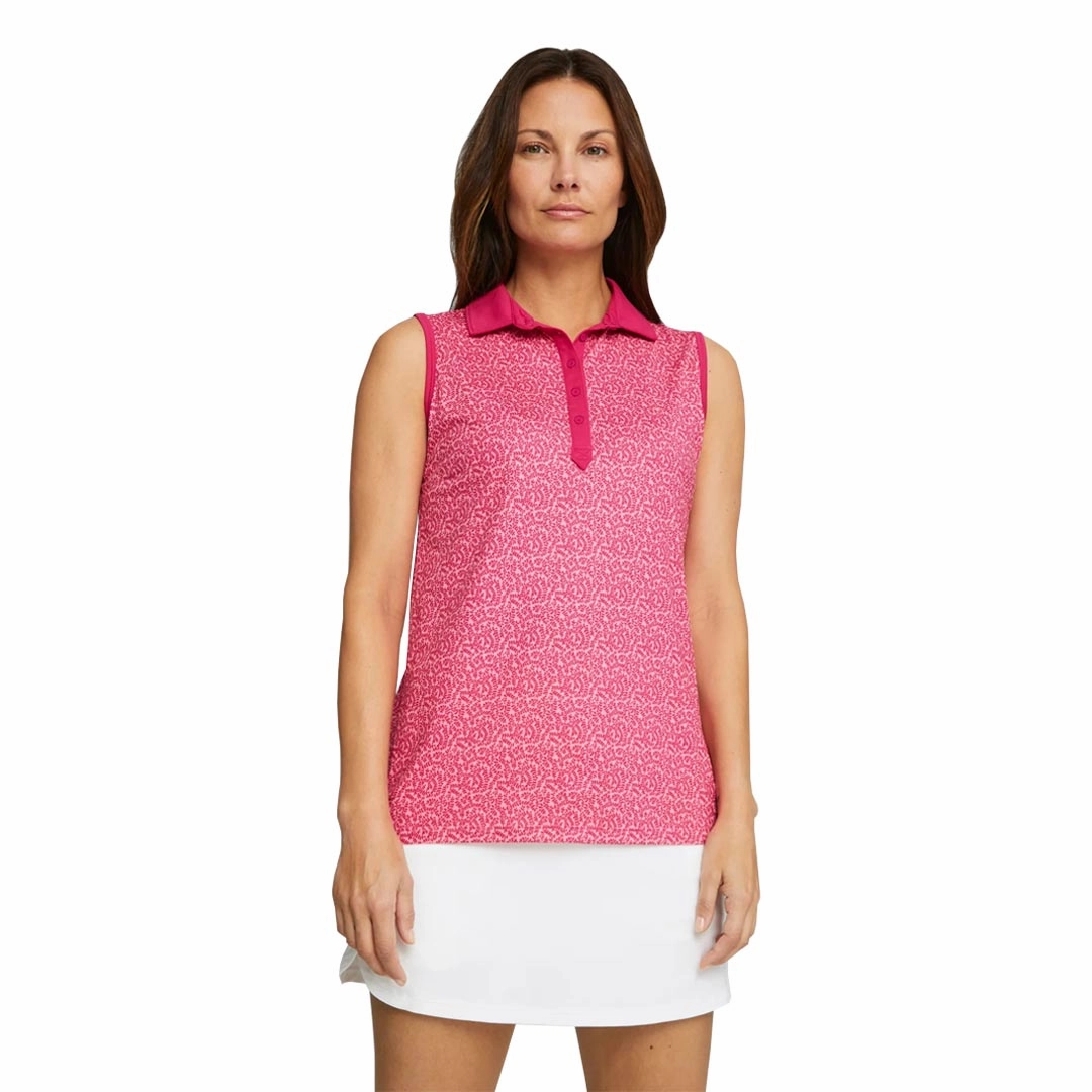 Sport Ready Puma - Women's CLOUDSPUN Valley Sleeveless Golf Polo (621636 04)