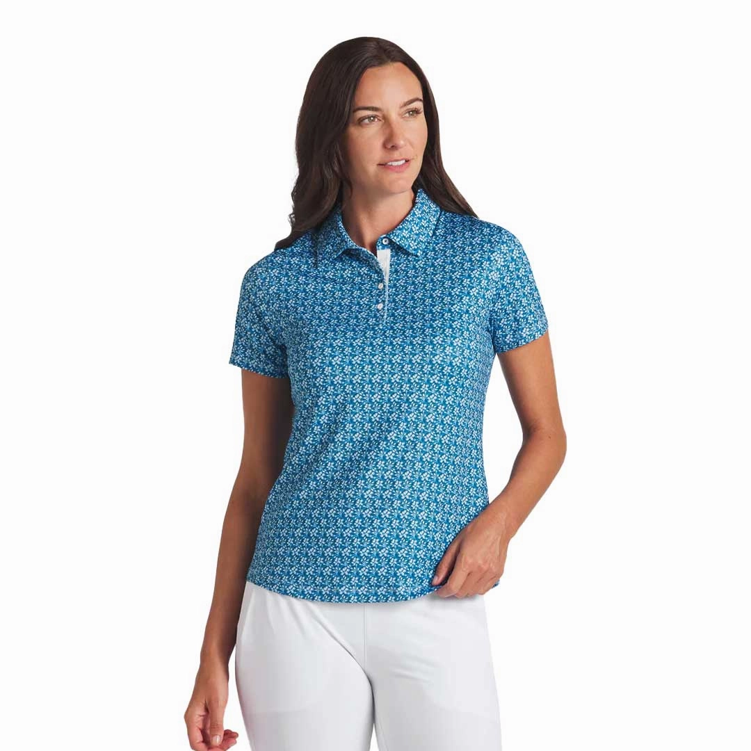 Fast Layering Active Hours Puma - Women's MATTR Essex Short Sleeve Golf Polo (625892 01)