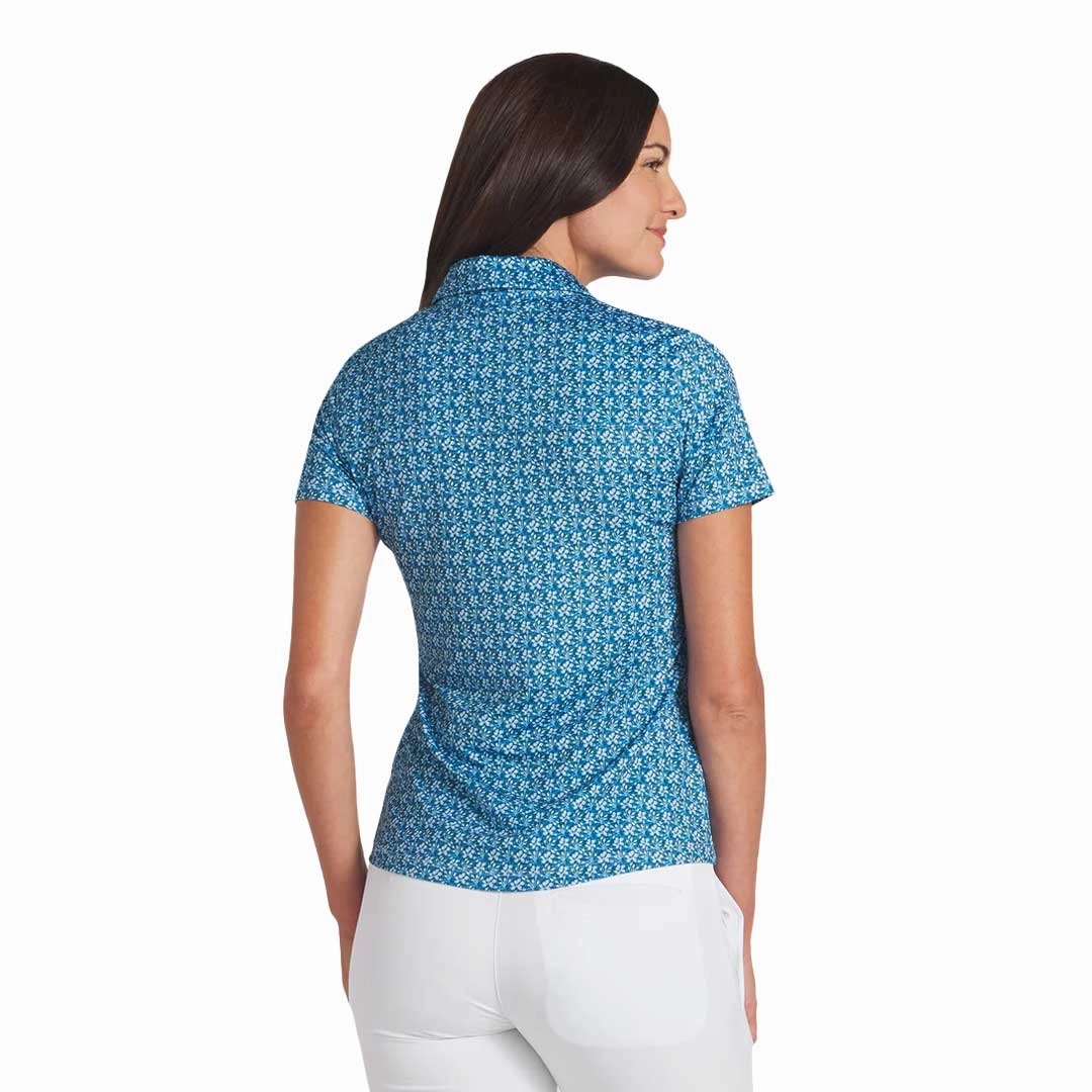 Puma - Women's MATTR Essex Short Sleeve Golf Polo (625892 01) Ergonomic Pattern Design Any Move