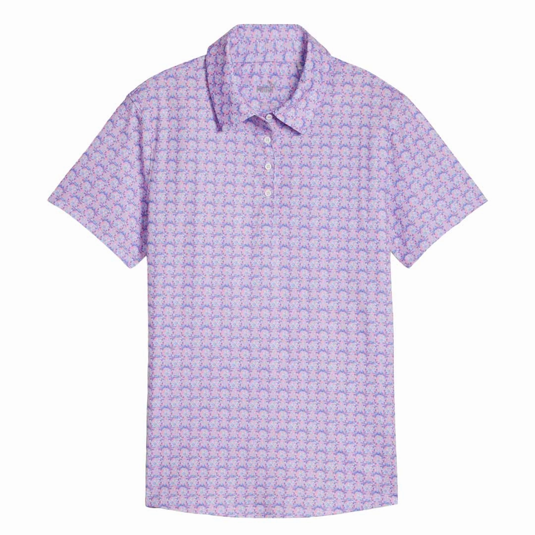 Puma - Women's MATTR Essex Short Sleeve Golf Polo (625892 02) Every Move Breathable Gear
