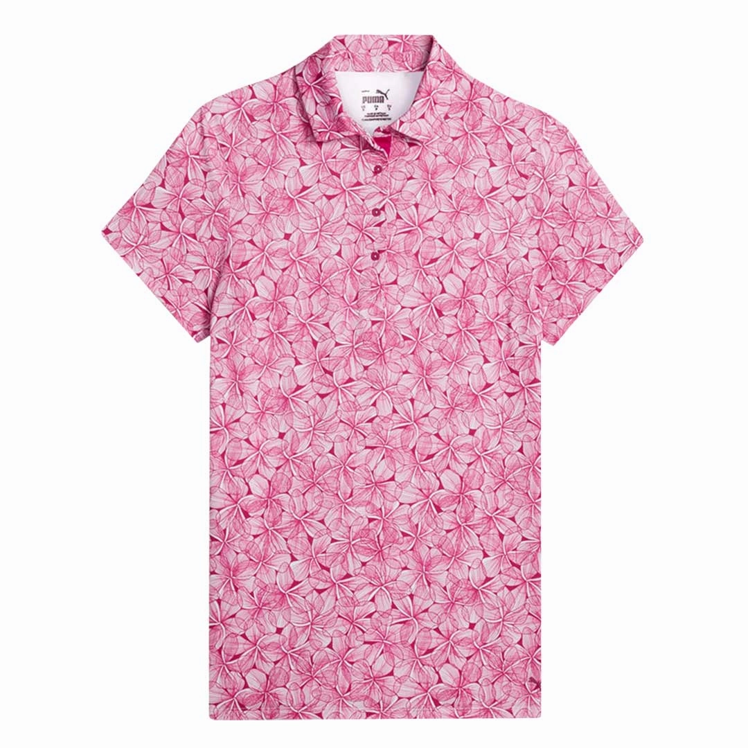 Energy Comfort Puma - Women's MATTR Plumeria Short Sleeve Polo (621637 03)