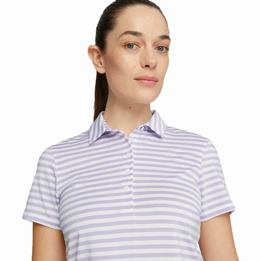 Sport Layer Puma - Women's MATTR Somer Stripe Short Sleeve Golf Polo (621880 06)
