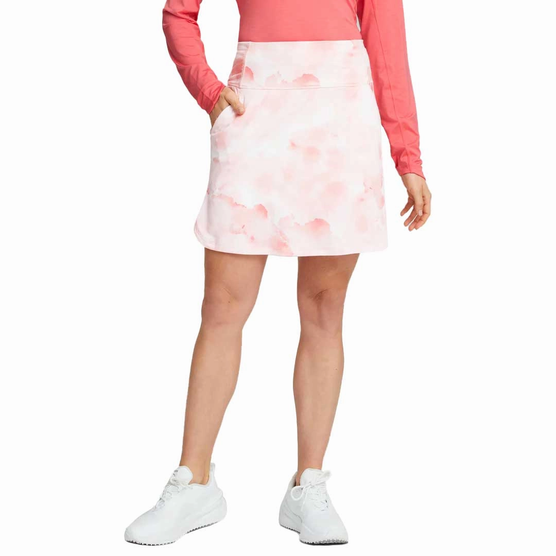 Essential Fit Breathable Jersey Material Puma - Women's PWRMESH Cloudy Skirt (620291 01)