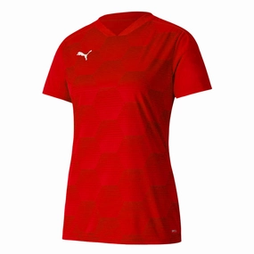 Circular Knit Body Mapping Stretch Comfort Puma - Women's Teamfinal 21 Graphic Jersey (704368 01)