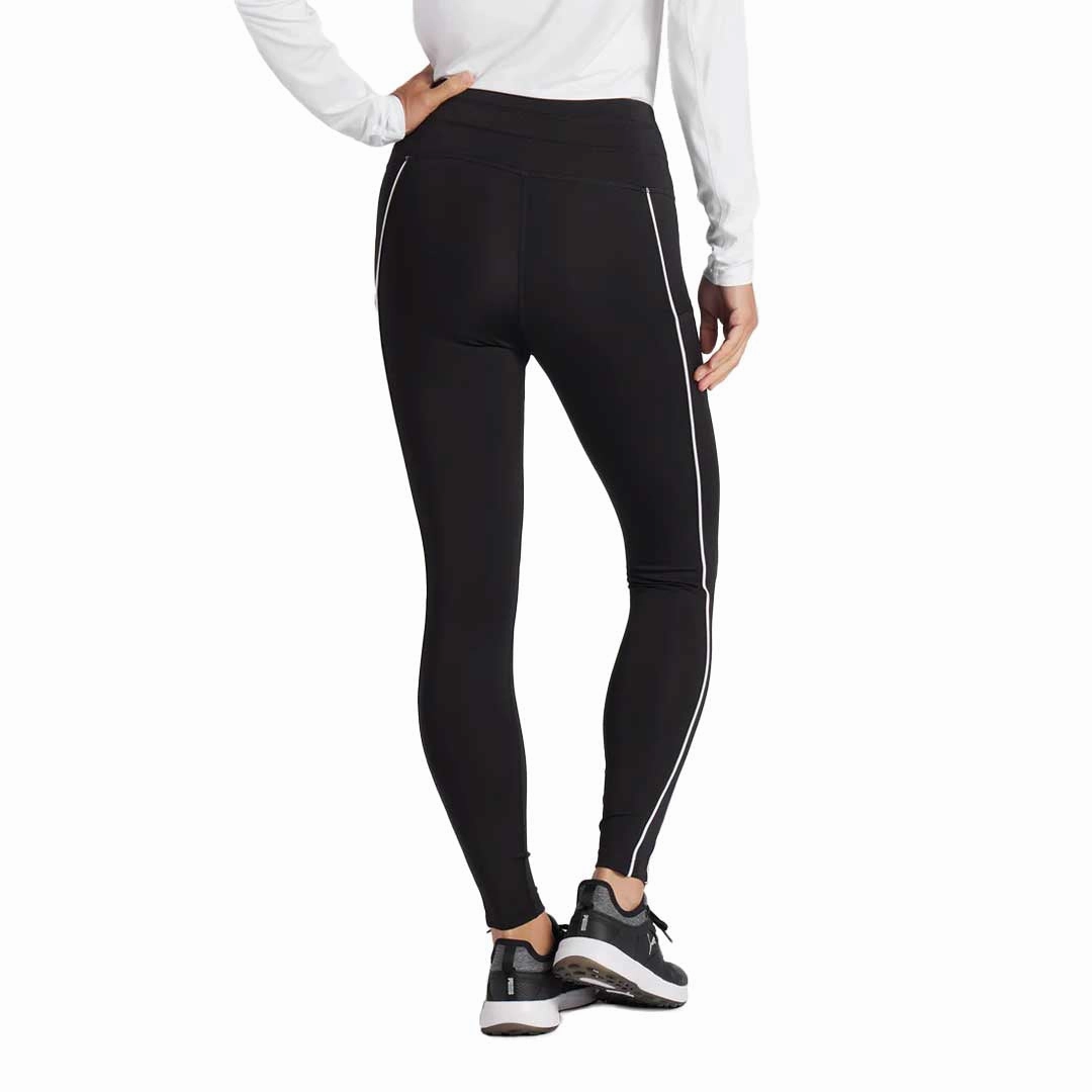 Double Layered Hem Game Day Puma - Women's You-V Golf Leggings (624895 02)
