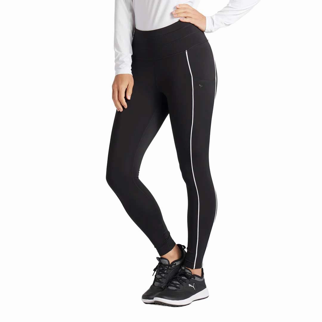 Puma - Women's You-V Golf Leggings (624895 02) Motion Design Stretch Knit Technology