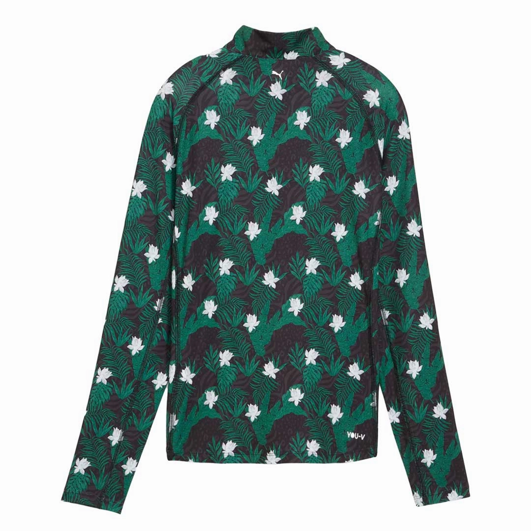 Sustainable production Energy Wear Puma - Women's You-V Tropic Golf Quarter Zip Sweater (623933 02)