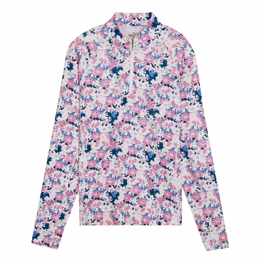 Puma - Women's YouV Bloom 1/4 Zip (625905 01) Casual Movement