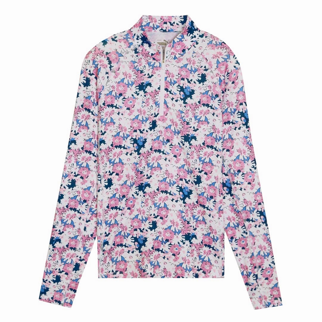 Layered Look Design Puma - Women's YouV Bloom 1/4 Zip (625905 01)