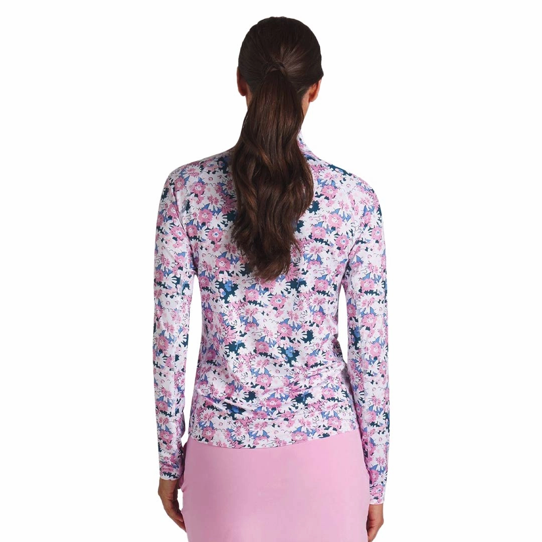 Puma - Women's YouV Bloom 1/4 Zip (625905 01) Low Profile Seams Low Profile Stitching