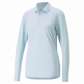 Puma - Women's YouV Long Sleeve Polo (537499 03) Odor Resistant Treatment
