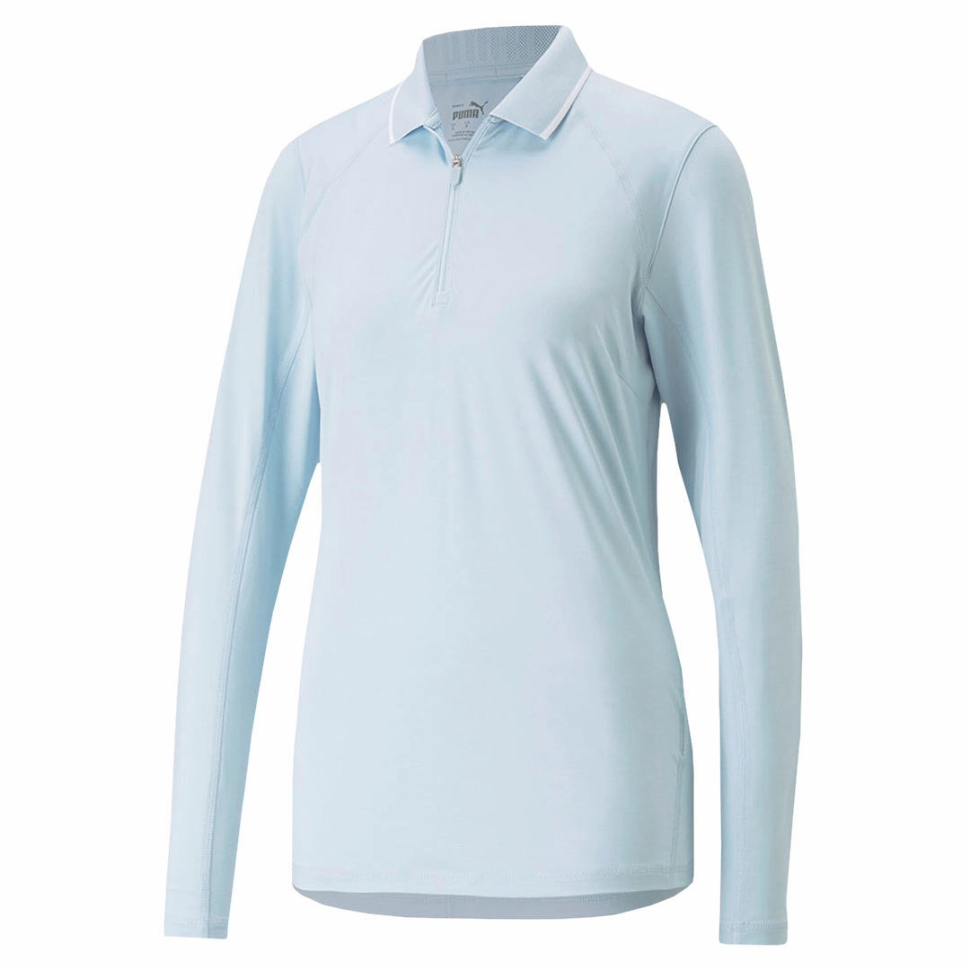 Puma - Women's YouV Long Sleeve Polo (537499 03) Odor Resistant Treatment