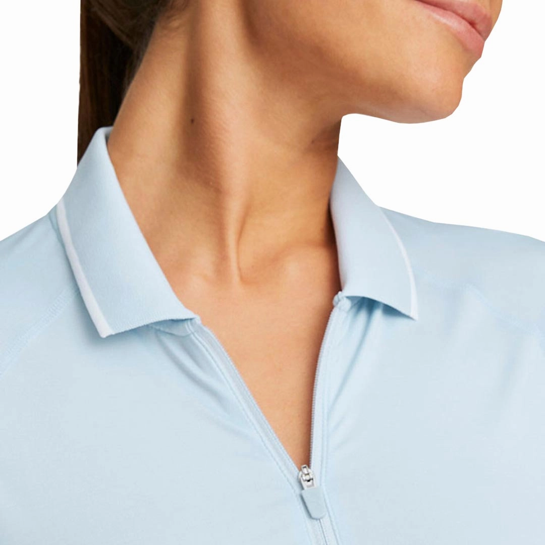 Puma - Women's YouV Long Sleeve Polo (537499 03) Eco Friendly Production Casual Movement
