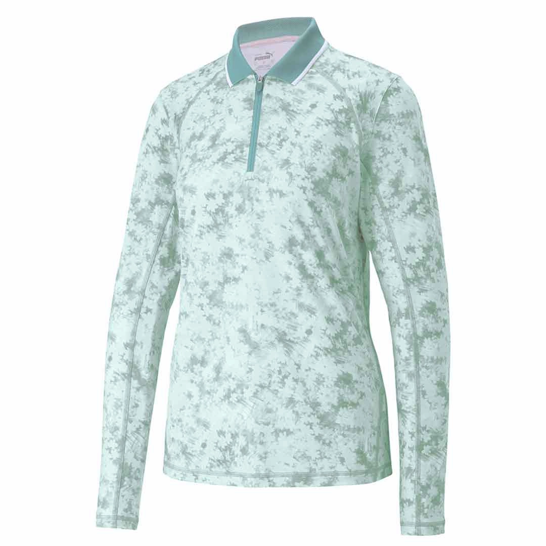 Move Easy Cool Day Fit Puma - Women's YouV Stillwater Long Sleeve Polo (539038 01)