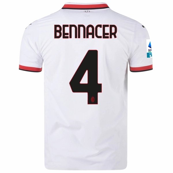 Light Diffusion Knit Puma AC Milan Authentic Isma?l Bennacer Away Jersey w/ Series A Patch 24/25 (Puma White)