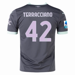 Quick Pullover Design Puma AC Milan Filippo Terracciano Third Jersey w/ Serie A Patch 24/25 (Shadow Gray/Fresh Mint)