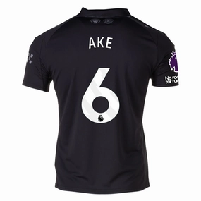 Pro Fit Puma Ake Men's Manchester City Away Jersey 25/26 w/ NRFR   EPL Patches (Puma Black)