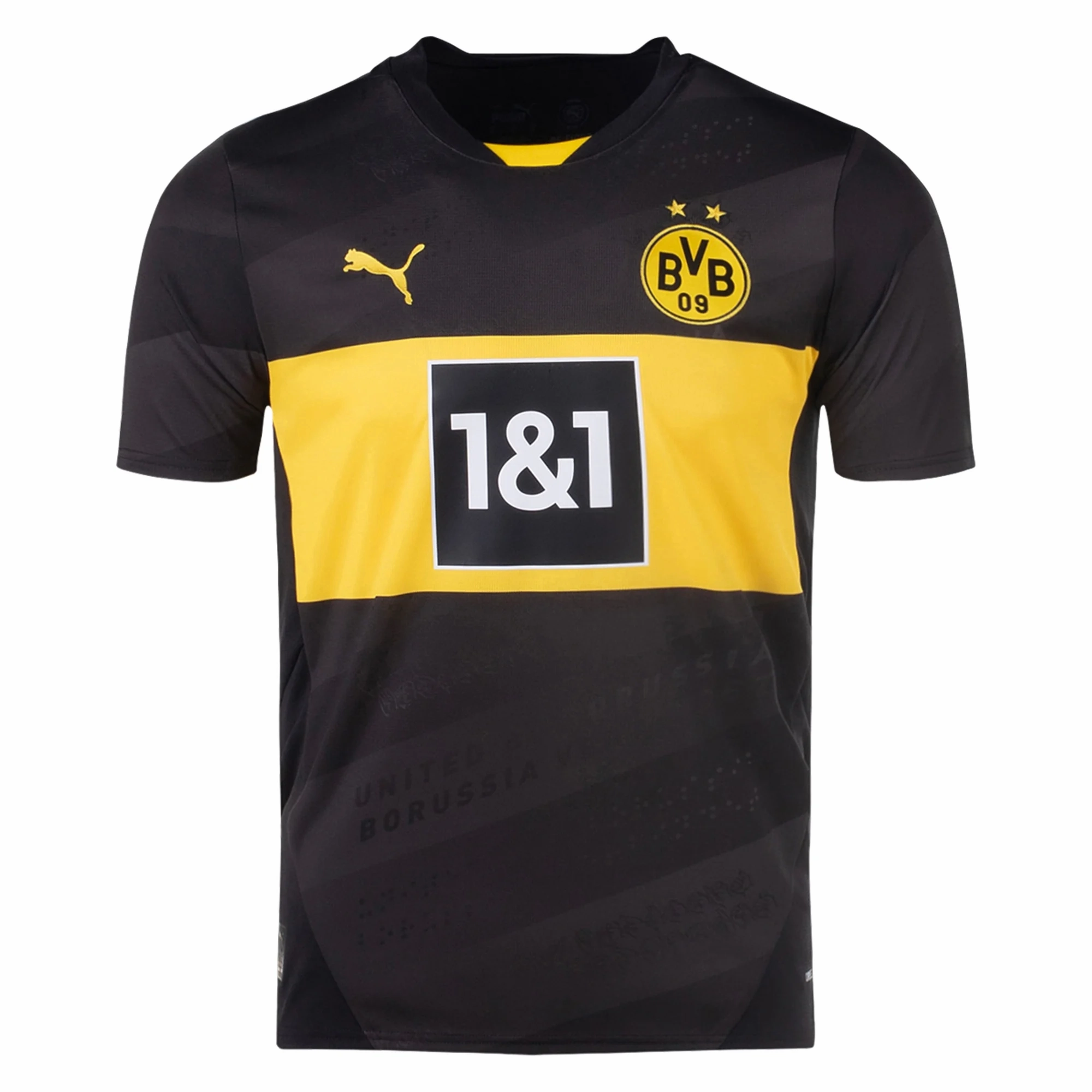 Warm Day Wear Puma Borussia Dortmund Away Jersey 24/25 (Puma Black/Faster Yellow)