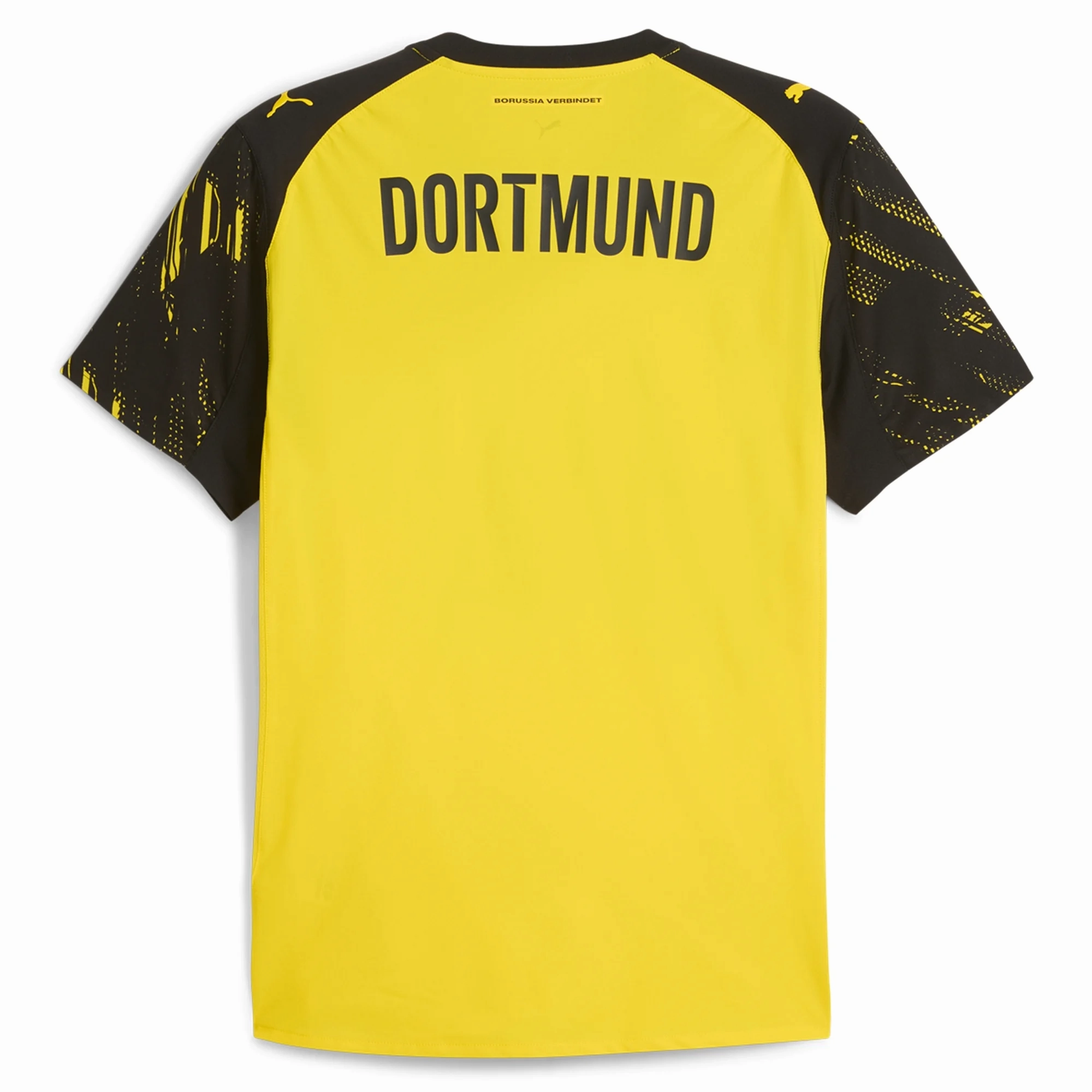 Puma BVB Dortmund Authentic Home Jersey 25/26 (Faster Yellow/Puma Black) Abrasion Resistant Zones Yarn Dye Effect