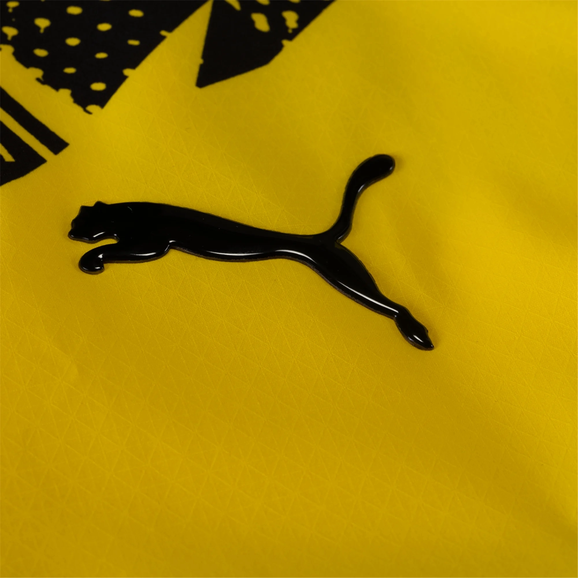 Puma BVB Dortmund Authentic Home Jersey w/ Bundesliga Patch 25/26 (Faster Yellow/Puma Black) Laser Cut Edge Finishing