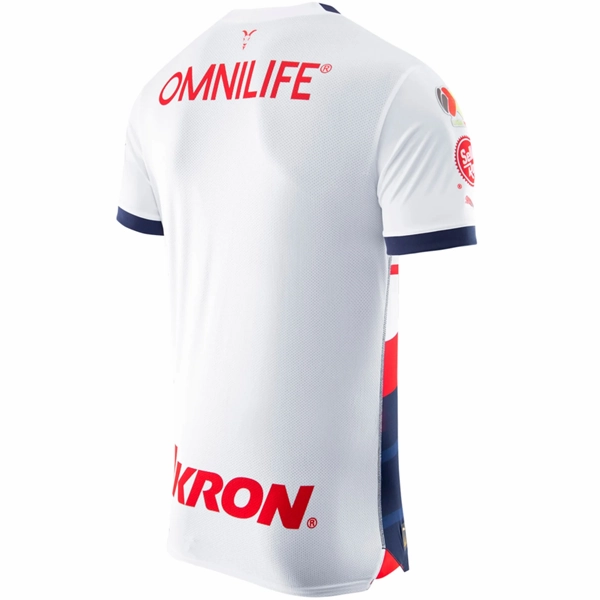 Puma Chivas Authentic Away Jersey 23/24 (Puma White) Laser Cut Vents Breathable Gear