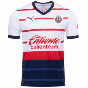 Reinforced Hemlines Flatlock Seam Technology Puma Chivas Away Jersey 23/24 (Puma White)