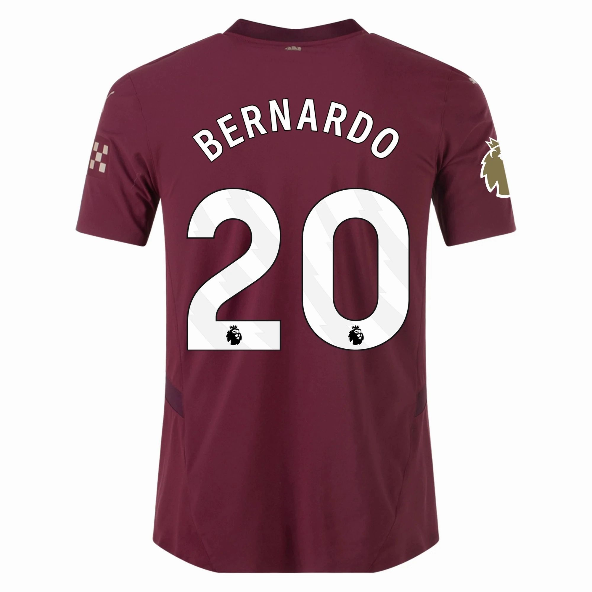 Puma Manchester City Authentic Bernardo Silva Third Jersey w/ EPL   Club World Cup Patch 24/25 (Dark Jasper) Base Movement