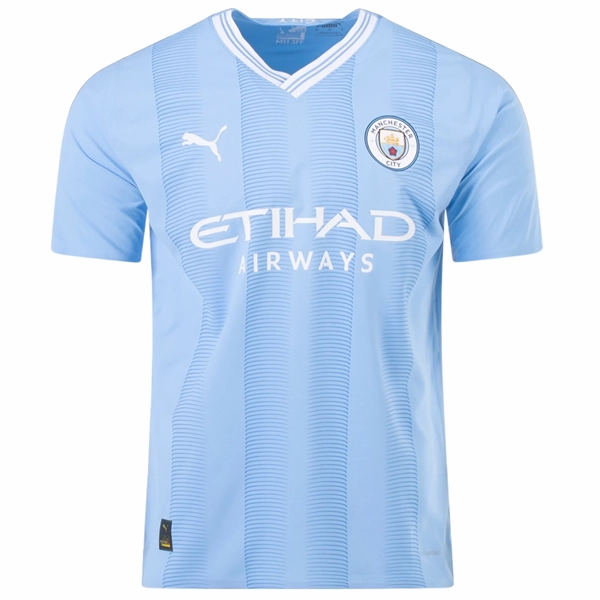 Flexible Comfort Puma Manchester City Authentic Home Jersey 23/24 (Team Light Blue/Puma White)