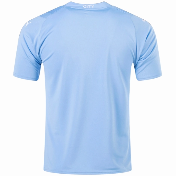 Durable Double Needle Hem Puma Manchester City Home Jersey 23/24 (Team Light Blue/Puma White)