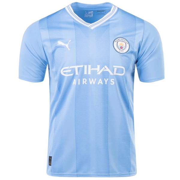 Microfiber Performance Blend Puma Manchester City Home Jersey 23/24 (Team Light Blue/Puma White)