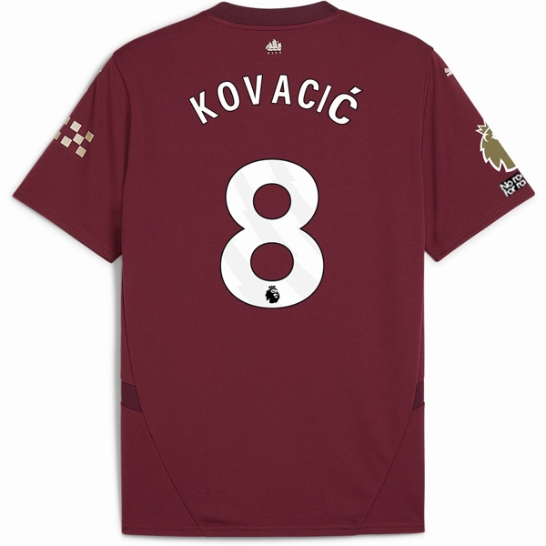 Comfort Focused Puma Manchester City Mateo Kova?i? Third Jersey w/ EPL   No Room For Racism   Club World Cup Patches24/25 (Dark Jasper)