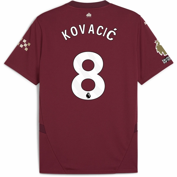 Puma Manchester City Mateo Kova?i? Third Jersey w/ EPL   No Room For Racism   Club World Cup Patches24/25 (Dark Jasper) Sleek Look